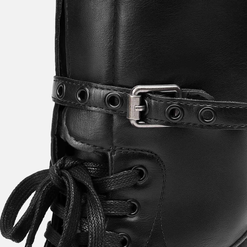 Dream Pairs Knee High Riding Moto Boot - Picture 4 of 7